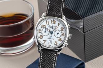 Thumbnail von Longines Spirit Chronograph Stahl Automatik Ref. L2.705.4.23.2 Papiere 2008