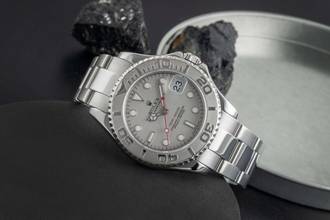 Thumbnail von Rolex Yacht-Master 35 Oyster Stahl / Platin Medium Size Ref 168622 D-Serie