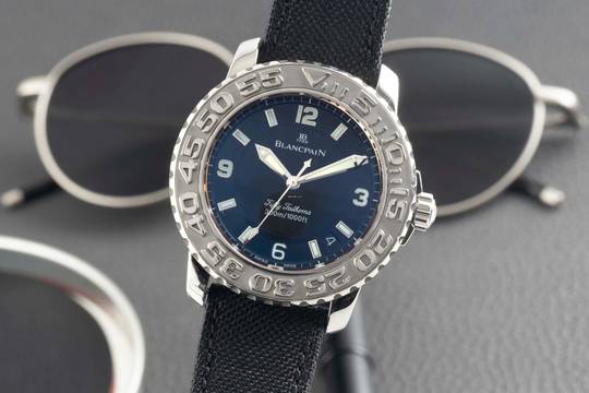 Blancpain Fifty Fathoms Edelstahl Automatik Herrenuhr Ref. 2200-1130