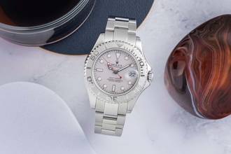 Thumbnail von Rolex Yacht-Master 35 Oyster Stahl / Platin Medium Size Ref. 168622