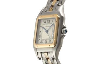 Thumbnail von Cartier Panthère De Cartier Stahl Gold Quarz Damenuhr W25028B5 B&P