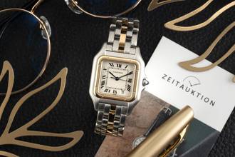 Thumbnail von Cartier Panthère De Cartier Stahl Gold Quarz Damenuhr W25028B5 B&P