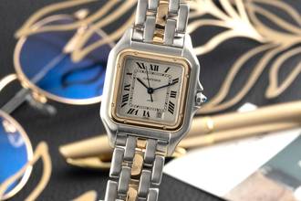 Thumbnail von Cartier Panthère De Cartier Stahl Gold Quarz Damenuhr W25028B5 B&P