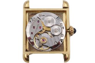 Thumbnail von Cartier Tank must de Cartier PM Ivory Dial 925 Silber Handaufzug Damenuhr