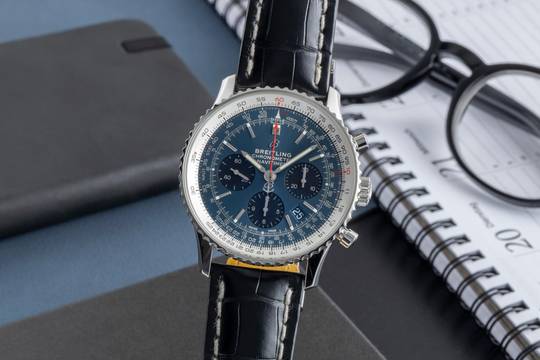 Breitling Navitimer 1 B01 Chronograph Stahl Automatik Ref. AB0121211C1P1 B&P