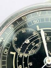 Thumbnail von Omega Classic Serviced Vintage 33,3 Chronograph Schwarz Restored Sector Zifferblatt 38mm