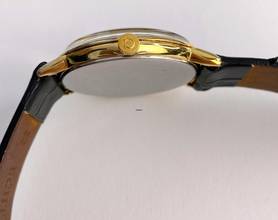 Thumbnail von Omega Genève Service Genève Vintage Schwarz Restauriertes Zifferblatt 131019 131019