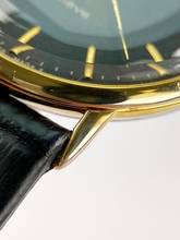 Thumbnail von Omega Genève Service Genève Vintage Schwarz Restauriertes Zifferblatt 131019 131019