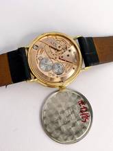 Thumbnail von Omega Genève Service Genève Vintage Schwarz Restauriertes Zifferblatt 131019 131019