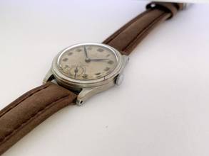 Thumbnail von Omega Classic Vintage Lady Damen 30mm Seltenes Doppel-Signatur Zifferblatt Calatrava-Gehäuse
