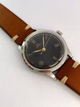 Thumbnail von Omega Classic Vintage Art Deco 35mm Siyah Altın Kaplama Kadran Servis Edildi