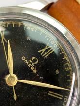 Thumbnail von Omega Classic Vintage Art Deco 35mm Siyah Altın Kaplama Kadran Servis Edildi