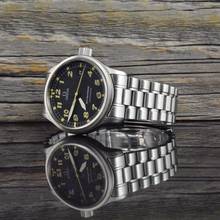 Thumbnail von Omega Genève Dynamic Automatic Schwarz Tritium 5200.50 Vintage Militär