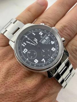 Revue Thommen Airspeed XXL DayDate Chronograph Box+Papiere