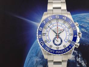 Thumbnail von Rolex Yacht-Master II 116680 Mavi Seramik & Beyaz Kadran 44mm - Neredeyse Yeni