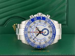 Thumbnail von Rolex Yacht-Master II 116680 Mavi Seramik & Beyaz Kadran 44mm - Neredeyse Yeni