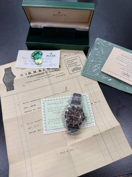 Rolex Submariner (No Date) James Bond Submariner Full Set With Sales Receipt Box & Paper!
