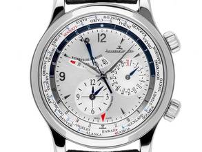 Thumbnail von Jaeger-LeCoultre Master World Geographic Control Geographic World Timer Ref.146.8.32.S Bj.2008 Full Set original Vintage Unpoliert Master Control Geographic World Timer Faltschließe
