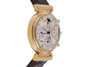 Thumbnail von IWC Da Vinci Perpetual Calendar Sürekli Takvim Ref.IW3750 1998 Tam Set orijinal Vintage Parlak olmayan Da Vinci Sürekli Takvim 18kt Sarı Altın