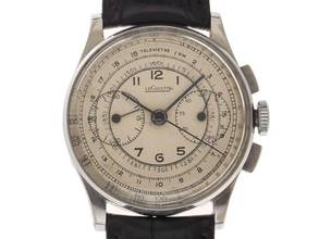 Thumbnail von Jaeger-LeCoultre Classic Chronograph Ref.22320 Bj.1940 original unpoliert Vintage Chronograph