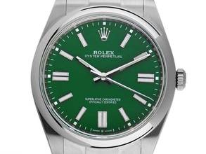 Thumbnail von Rolex Oyster Perpetual 41 Ref.124300 2021 Full Set wie Neu Oyster Perpetual Green Dial