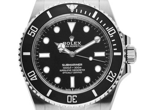 Rolex Submariner (No Date) Ref.124060 2024 Full Set wie Neu Submariner no Date