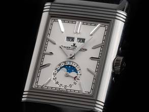 Thumbnail von Jaeger-LeCoultre Reverso Duoface Tribute Duoface Calender Mondphase Ref.Q3918420 Bj.2026 Full Set Ungetragen Reverso Tribute Duoface Calender Mondphase Leder Faltschließe