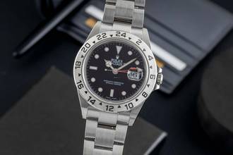 Thumbnail von Rolex Explorer II Black Dial Edelstahl Automatik Herrenuhr Ref. 16570 D-Serie