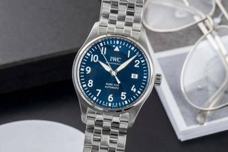 Thumbnail von IWC Fliegeruhr Mark XVIII Edelstahl Automatik Herrenuhr Ref. IW327016 B&P 2021