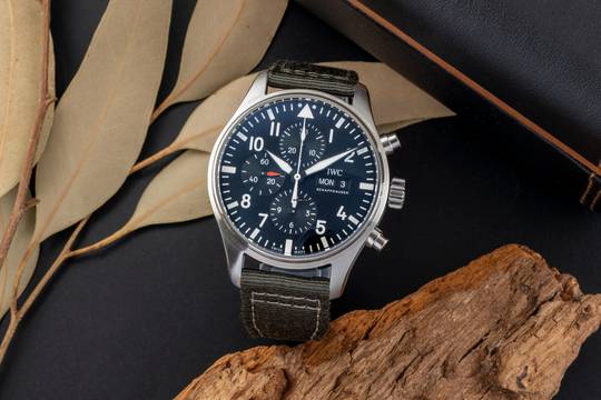  IWC Fliegeruhr Chronograph Pilot´s Day-Date Chronograph Automatik Herrenuhr IW377709 B&P 2017 