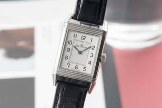 Thumbnail von Jaeger-LeCoultre Reverso Lady Stahl Quarz Damenuhr Q2618540 Klassiker