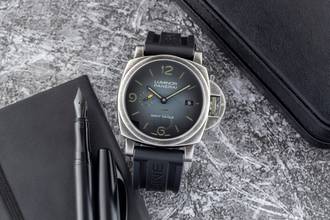 Thumbnail von Panerai Luminor Marina Automatic Navy Seals Stahl Automatik Ref. PAM01412 B&P 2023