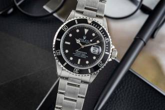 Thumbnail von Rolex Submariner Date 1000ft Oyster Edelstahl Automatik Ref. 16610 W-Serie
