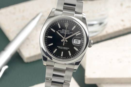  Rolex Datejust 36 Black Dial Edelstahl Automatik Herrenuhr Ref. 126200 B&P 2021 