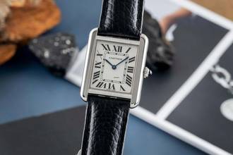 Thumbnail von Cartier Tank Solo Edelstahl Quarz Unisex Ref. WSTA0030 Papiere