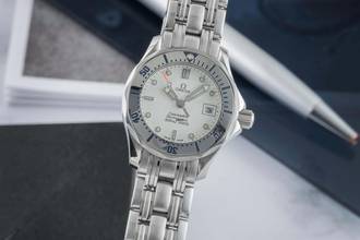 Thumbnail von Omega Seamaster Professional 300M Stahl Quarz Damenuhr Ref. 2582.20.00