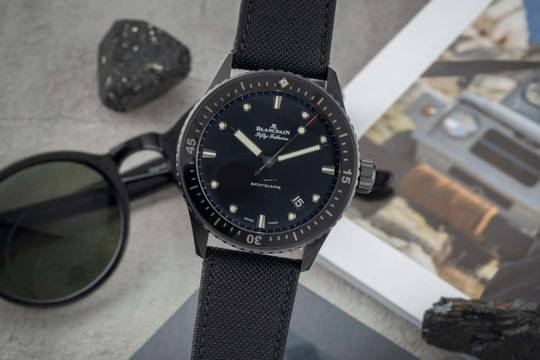 Blancpain Fifty Fathoms Bathyscaphe Keramik 5000.0130.B52A B&P 2023