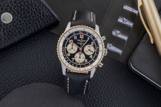 Thumbnail von Breitling Navitimer 92 Chronograph Stahl / Gold Automatik Ref. D30021 B&P 1994