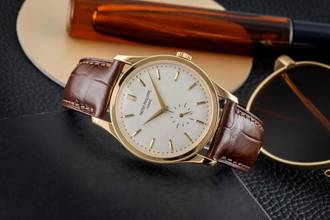 Thumbnail von Patek Philippe Calatrava 18K (0,750) Gold Handaufzug Herrenuhr Ref. 5196 B&P