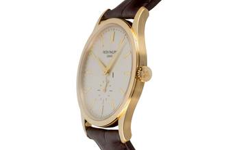 Thumbnail von Patek Philippe Calatrava 18K (0,750) Gold Handaufzug Herrenuhr Ref. 5196 B&P