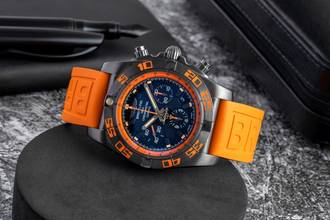 Thumbnail von Breitling Chronomat 44 Raven Automatik Stahl Ref. MB0111C2/BD07 B&P 2016