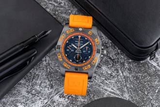 Thumbnail von Breitling Chronomat 44 Raven Automatik Stahl Ref. MB0111C2/BD07 B&P 2016