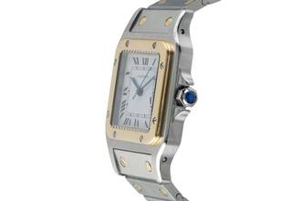 Thumbnail von Cartier Santos Stahl / Gold Automatik Herrenuhr Ref. 81036288 2961 Klassiker