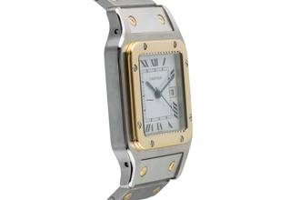 Thumbnail von Cartier Santos Stahl / Gold Automatik Herrenuhr Ref. 81036288 2961 Klassiker