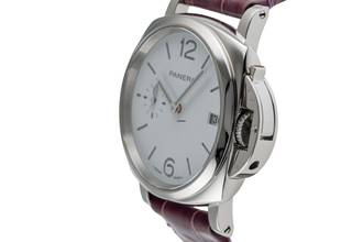 Thumbnail von Panerai Luminor Due Luna Stahl Automatik Herrenuhr Ref. PAM01306 B&P 2021