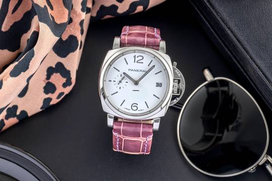 Panerai Luminor Due Luna Stahl Automatik Herrenuhr Ref. PAM01306 B&P 2021