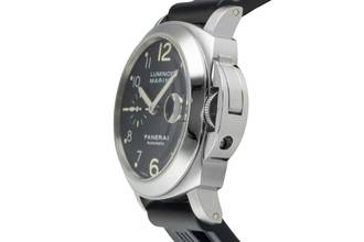 Thumbnail von Panerai Luminor Marina Automatic Edelstahl Automatik Herrenuhr Ref. PAM00164