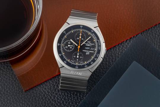 IWC Porsche Design Chronograph Titan Automatik Herrenuhr Ref. 3702 Klassiker