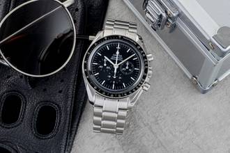 Thumbnail von Omega Speedmaster Professional Moonwatch Chronograph Stahl Handaufzug Ref. 345.0022