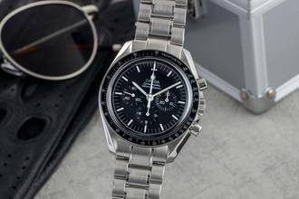 Thumbnail von Omega Speedmaster Professional Moonwatch Chronograph Stahl Handaufzug Ref. 345.0022